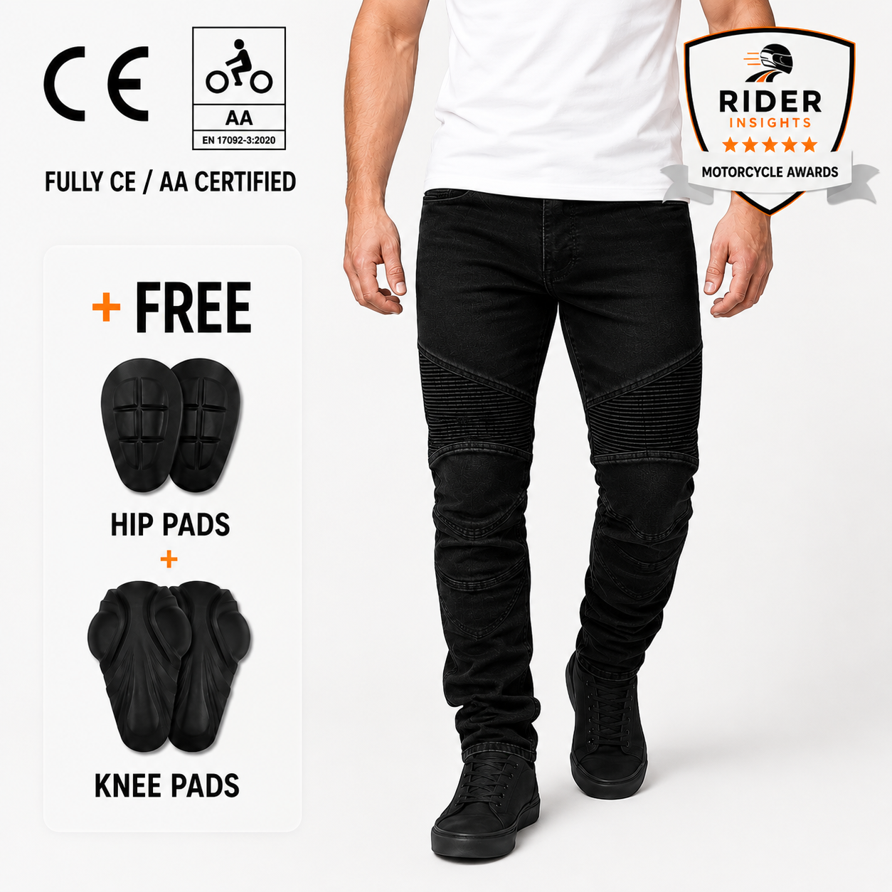 TRIXO™ Reinforced Comfort Riding Jeans