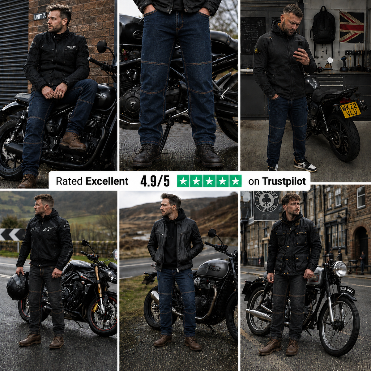 TRIXO™ All-Weather CE AA Motorcycle Jeans
