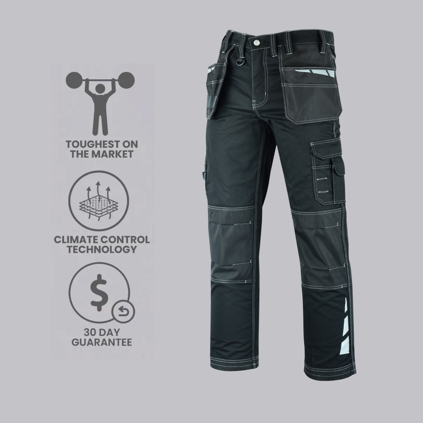 TRIXO™ Ultra-Stretch Pro Work Cargo Trousers