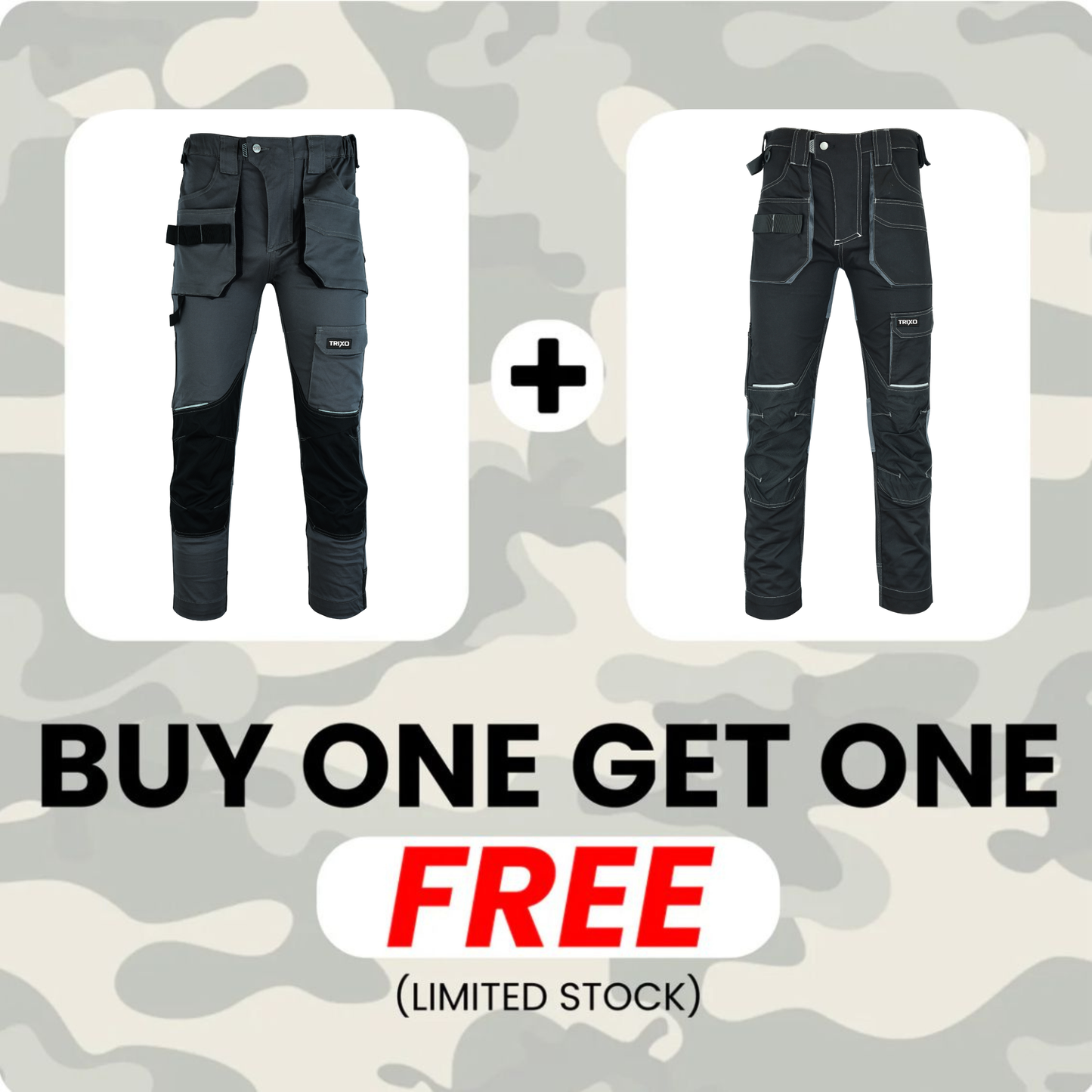 TRIXO™ Ultra-Stretch Pro Work Cargo Trousers