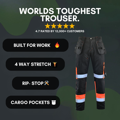 TRIXO™ Ultra-Stretch Pro Work Cargo Trousers