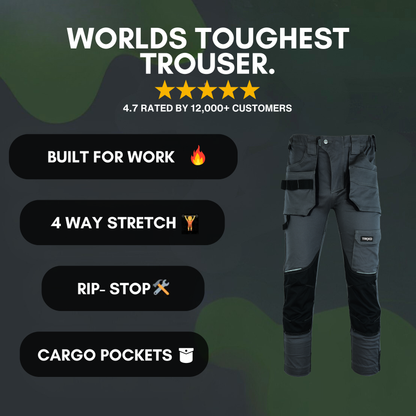 TRIXO™ Ultra-Stretch Pro Work Cargo Trousers