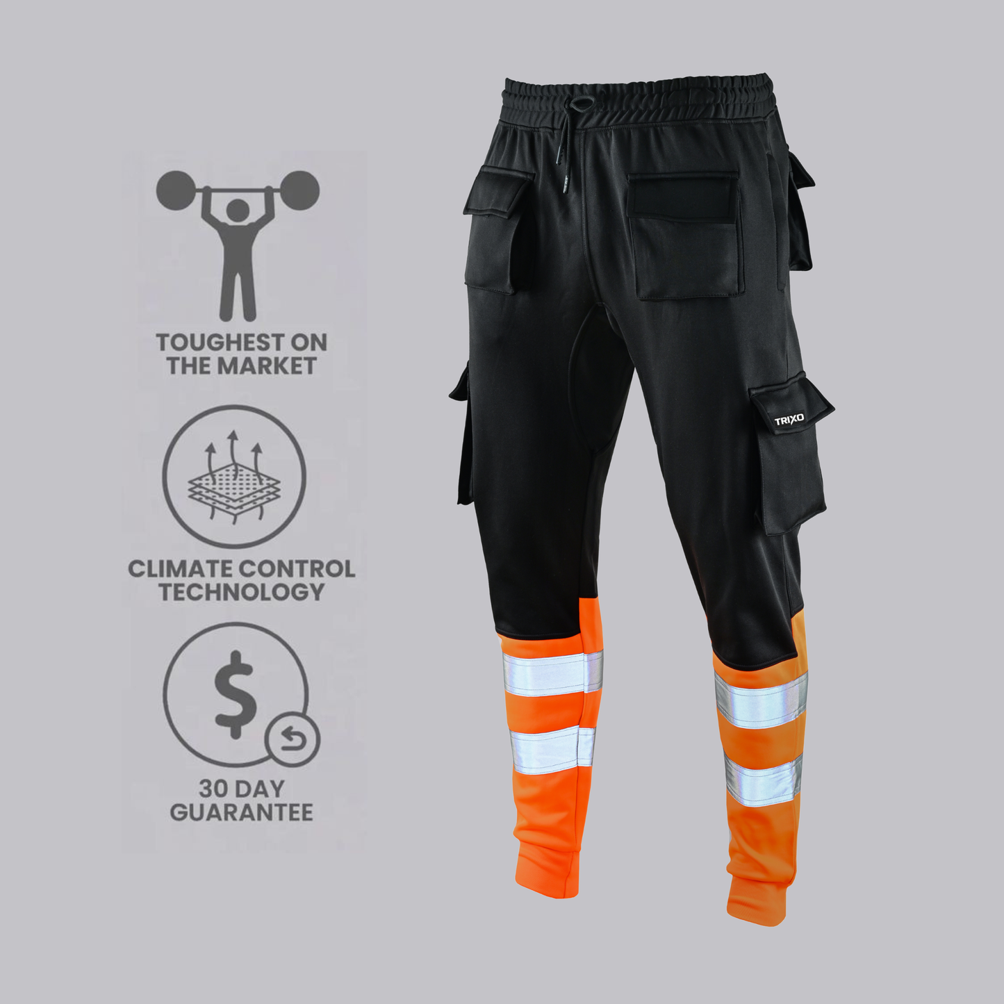 TRIXO™ Ultra-Stretch Slim Fit Work Cargo Joggers