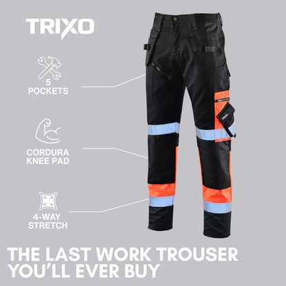 TRIXO™ Ultra-Stretch Pro Work Cargo Trousers