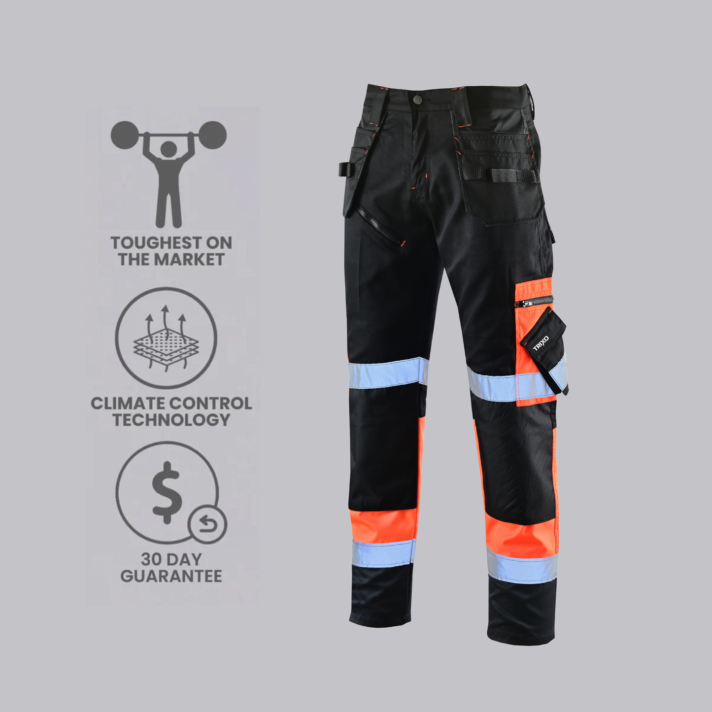 TRIXO™ Ultra-Stretch Pro Work Cargo Trousers