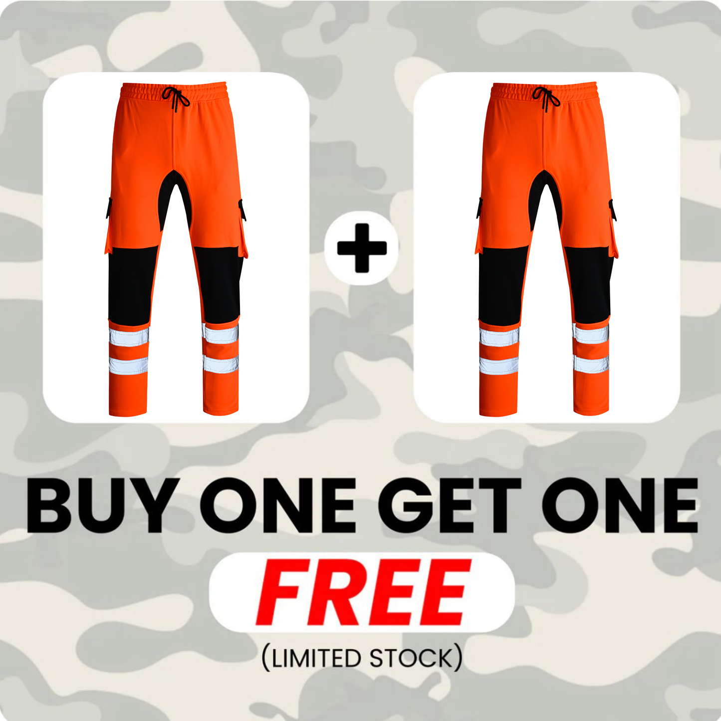 TRIXO™ Ultra-Stretch Regular Fit Work Cargo Joggers