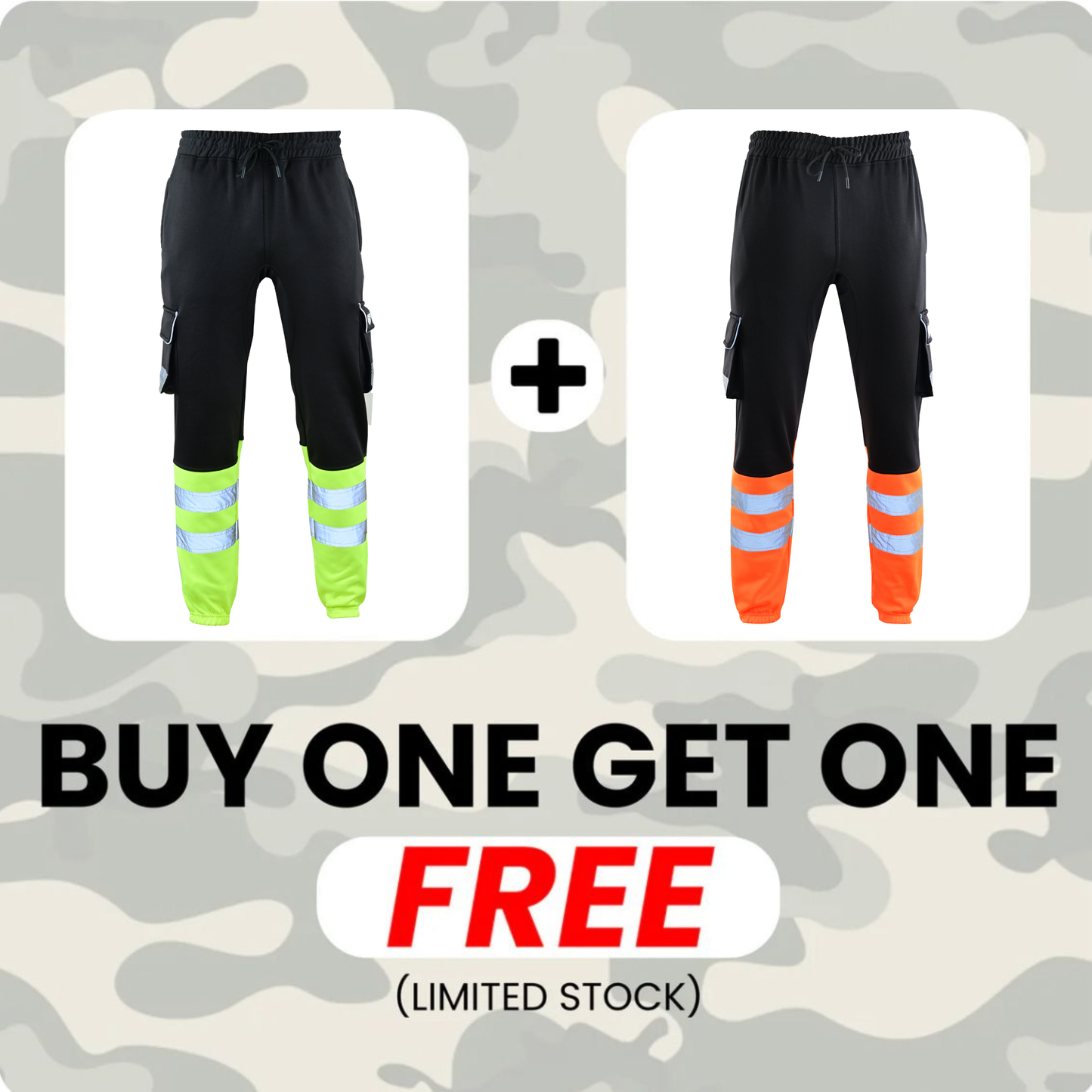 TRIXO™ Ultra-Stretch Regular Fit Work Cargo Joggers