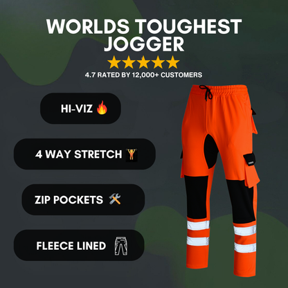 TRIXO™ Ultra-Stretch Regular Fit Work Cargo Joggers