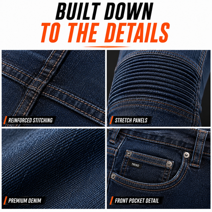 TRIXO™ Reinforced Comfort Riding Jeans