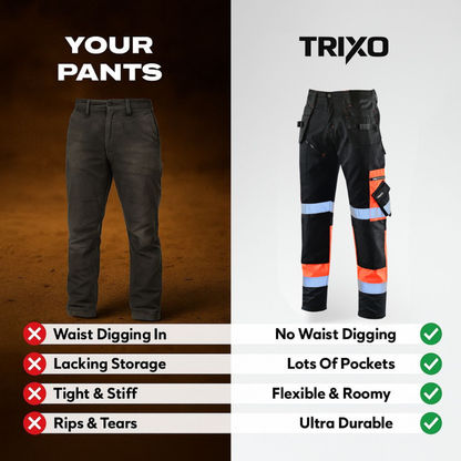 TRIXO™ Ultra-Stretch Pro Work Cargo Trousers