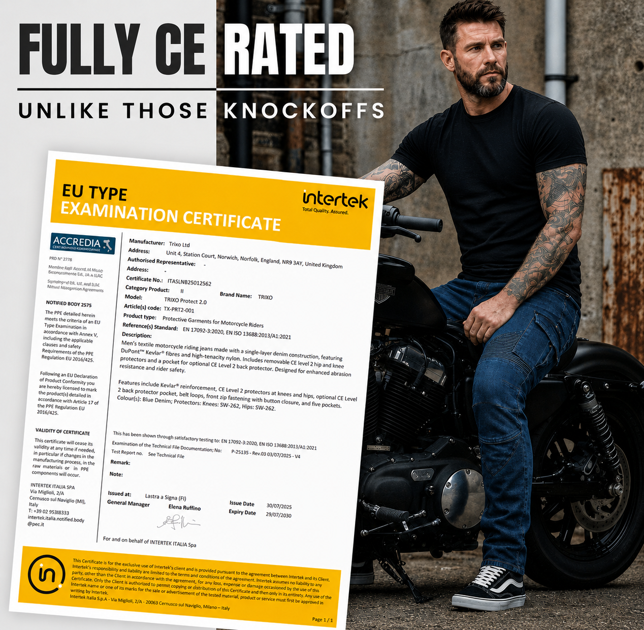 TRIXO™ Ultra-Comfort Reinforced Riding Jeans