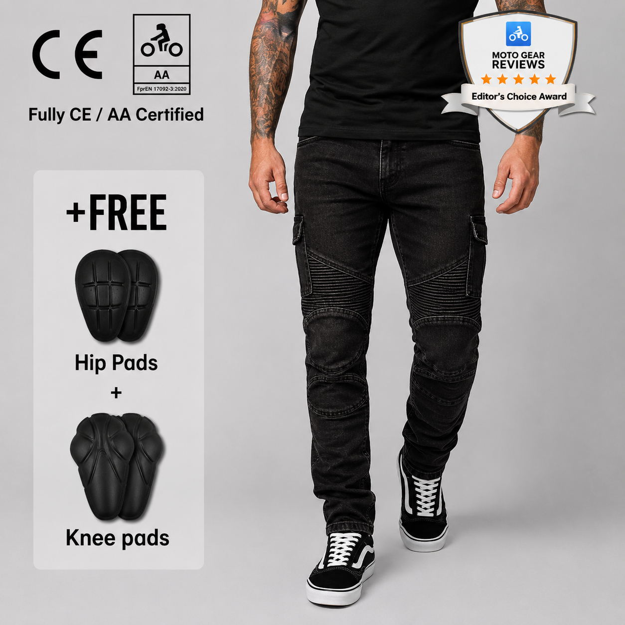 TRIXO™ Ultra-Stretch Pro Reinforced Riding Jeans