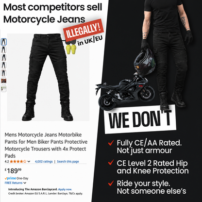 TRIXO™ Ultra-Stretch Pro Reinforced Riding Jeans