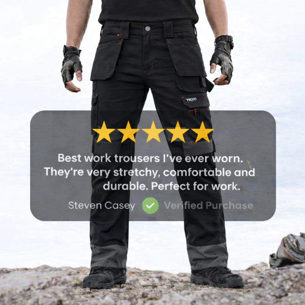 TRIXO™ Ultra-Stretch Pro Work Cargo Trousers