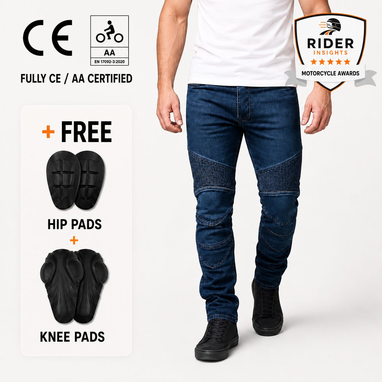 TRIXO™ Reinforced Comfort Riding Jeans